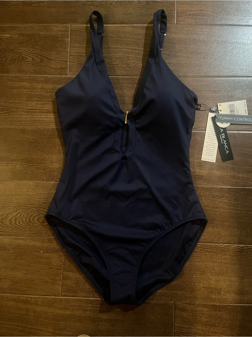La Blanca LB Luxe Keyhole Plunge One Piece